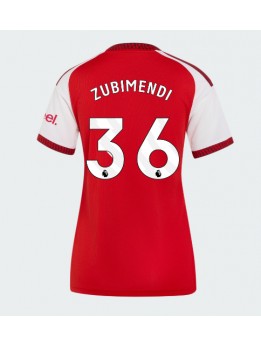 Arsenal Martin Zubimendi #36 Replika Hemmakläder Dam 2026-27 Kortärmad Arsenal Martin Zubimendi #36 Replika Hemmakläder Dam 2026-27 Kortärmad